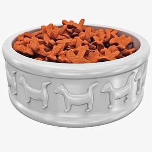 Cat Food in a Bowl