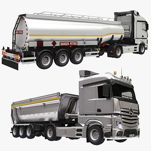 3D model oil tank dumper