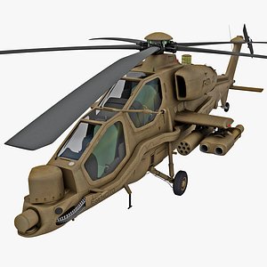 3d agusta a129 mangusta 2 model