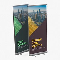 Roll-Up Banner - Double-Sided Customizable Display Panel