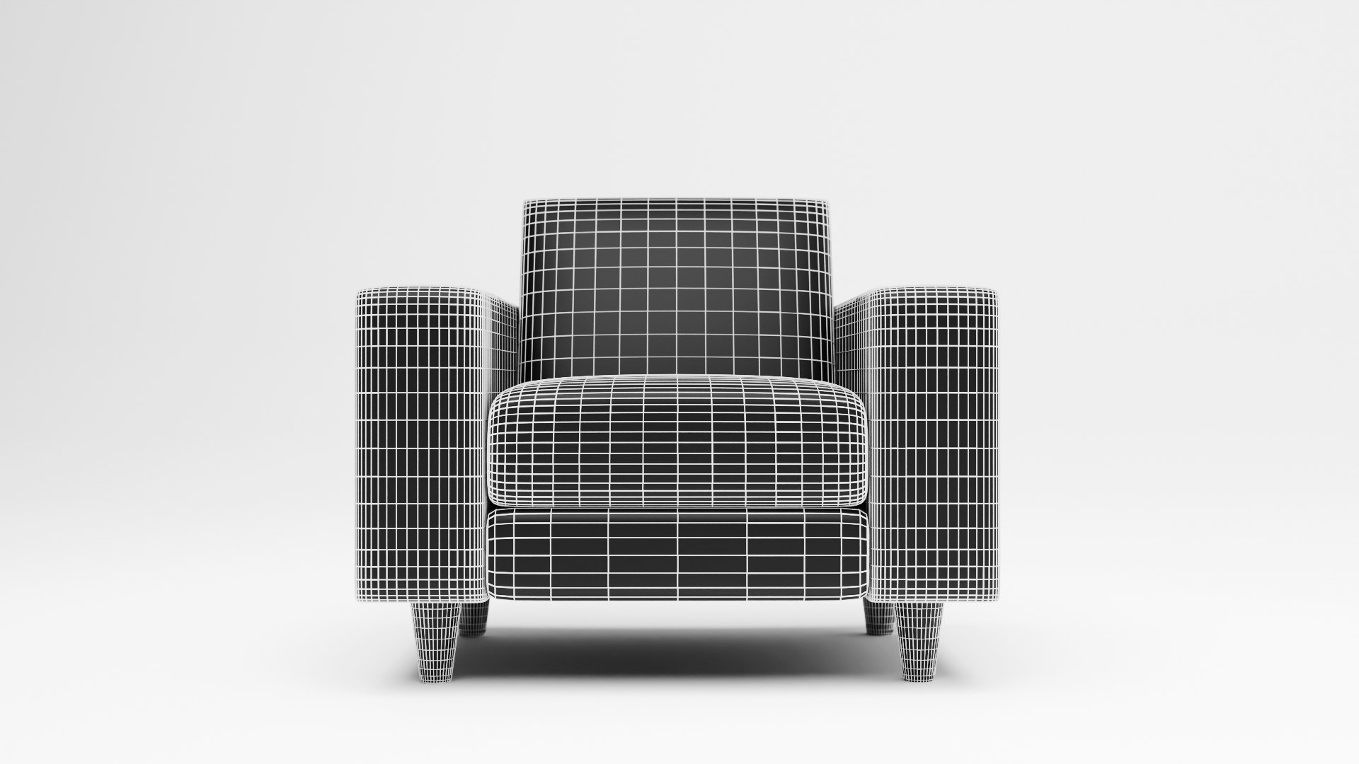 Mid-Century Lounge Chair - Padded Single Seater 3D model https://p.turbosquid.com/ts-thumb/Oo/v1gqlw/ln/wireframe2/jpg/1753004330/1920x1080/fit_q87/06e4412b60db355051c8841398d78d3d11819d52/wireframe2.jpg