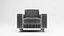 Mid-Century Lounge Chair - Padded Single Seater