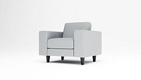 Mid-Century Lounge Chair - Padded Single Seater