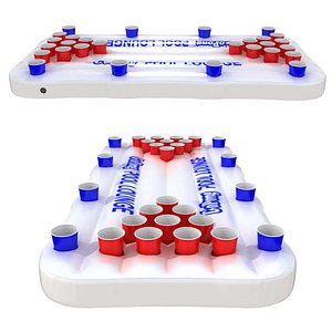 inflatable pong table pool 3D