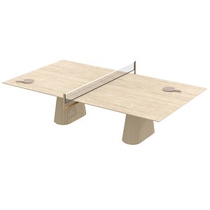 3D model Vismara Design EGEO Rectangular Ping pong table