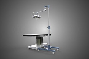 STANDARD MOBILE SURGICAL LIGHT WHEEL LAMP BED OPERATION SURGERY