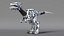 Robot dinosauro truccato per Maya