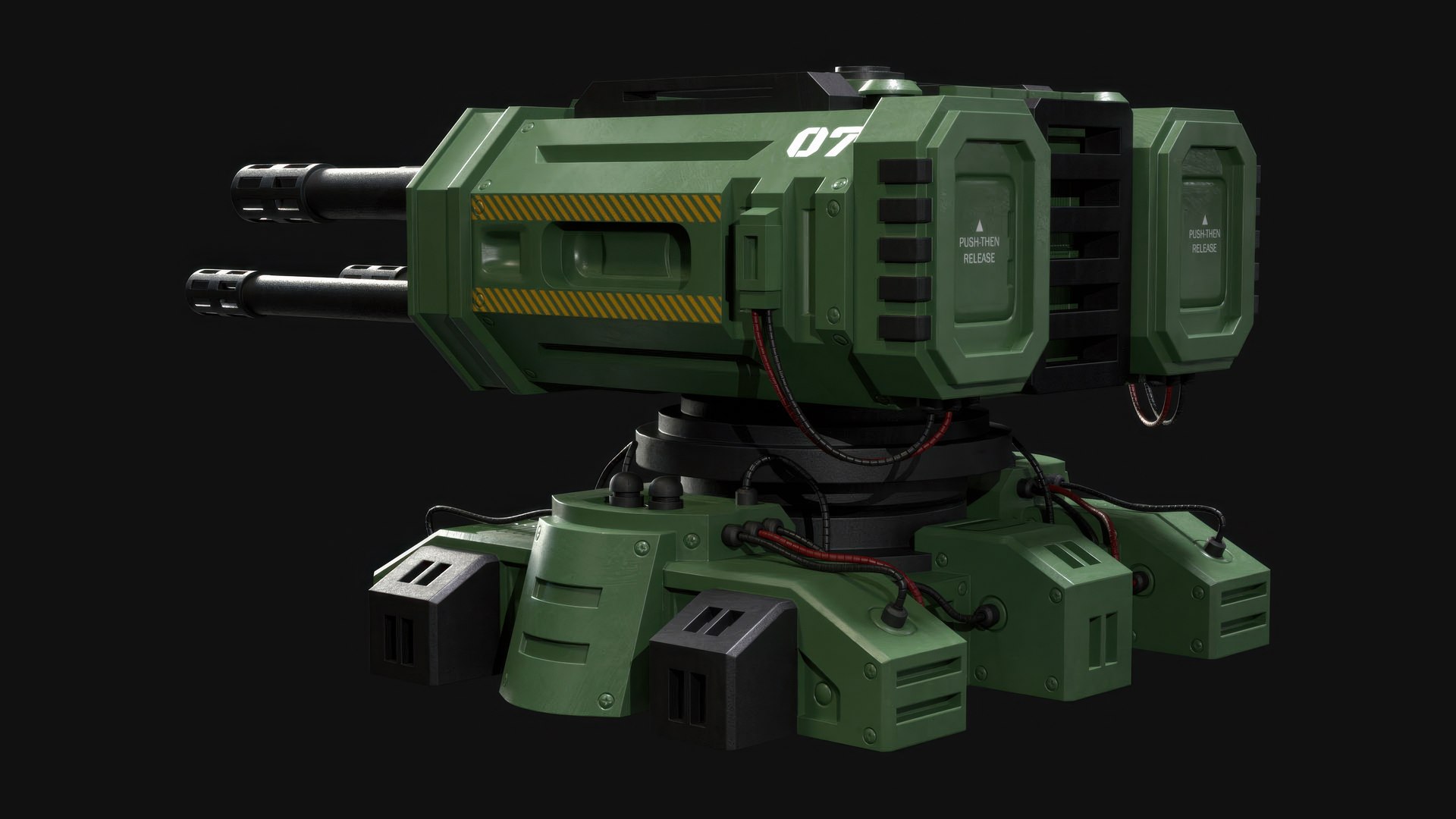 3D Defense Turret-1-Forest-Clean model https://p.turbosquid.com/ts-thumb/Op/8BILHl/Kn/m2v1render4/jpg/1792746632/1920x1080/fit_q87/e5ad97897ff7e432364f2d9846a9a7f2506daad8/m2v1render4.jpg