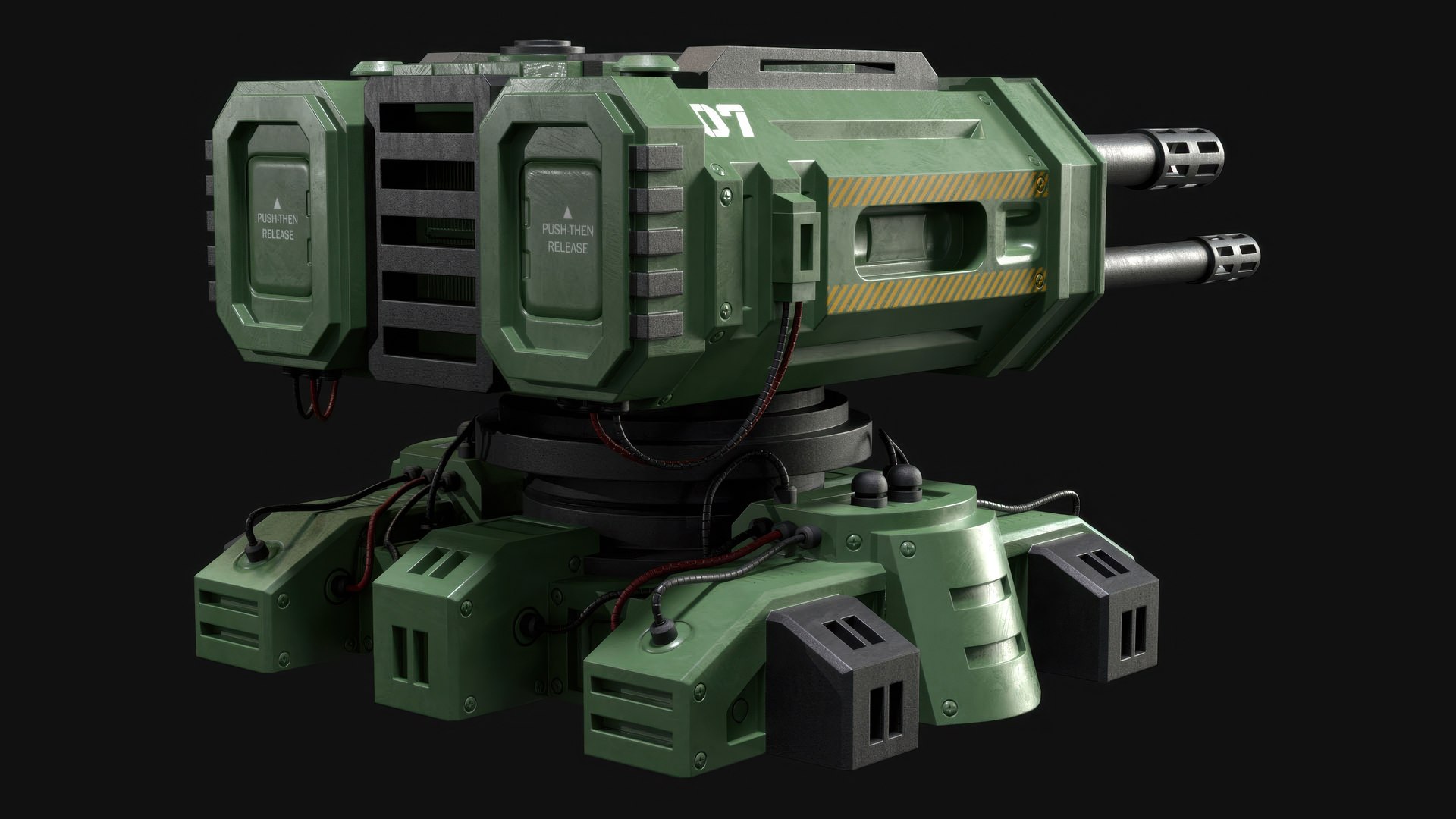 3D Defense Turret-1-Forest-Clean model https://p.turbosquid.com/ts-thumb/Op/8BILHl/hn/m2v1render5/jpg/1792746633/1920x1080/fit_q87/9b82d2ee892b782a3fe16dd15c805f3e65335a42/m2v1render5.jpg