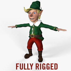 Christmas Elf Rigged