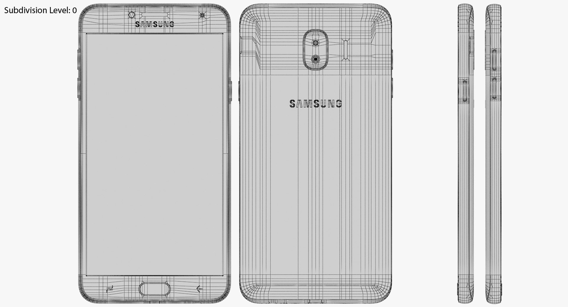 Realistic Samsung Galaxy J4 3D Model - TurboSquid 1289621