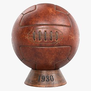3D model Soccer Ball 1930