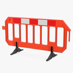 road safety fence 3D
