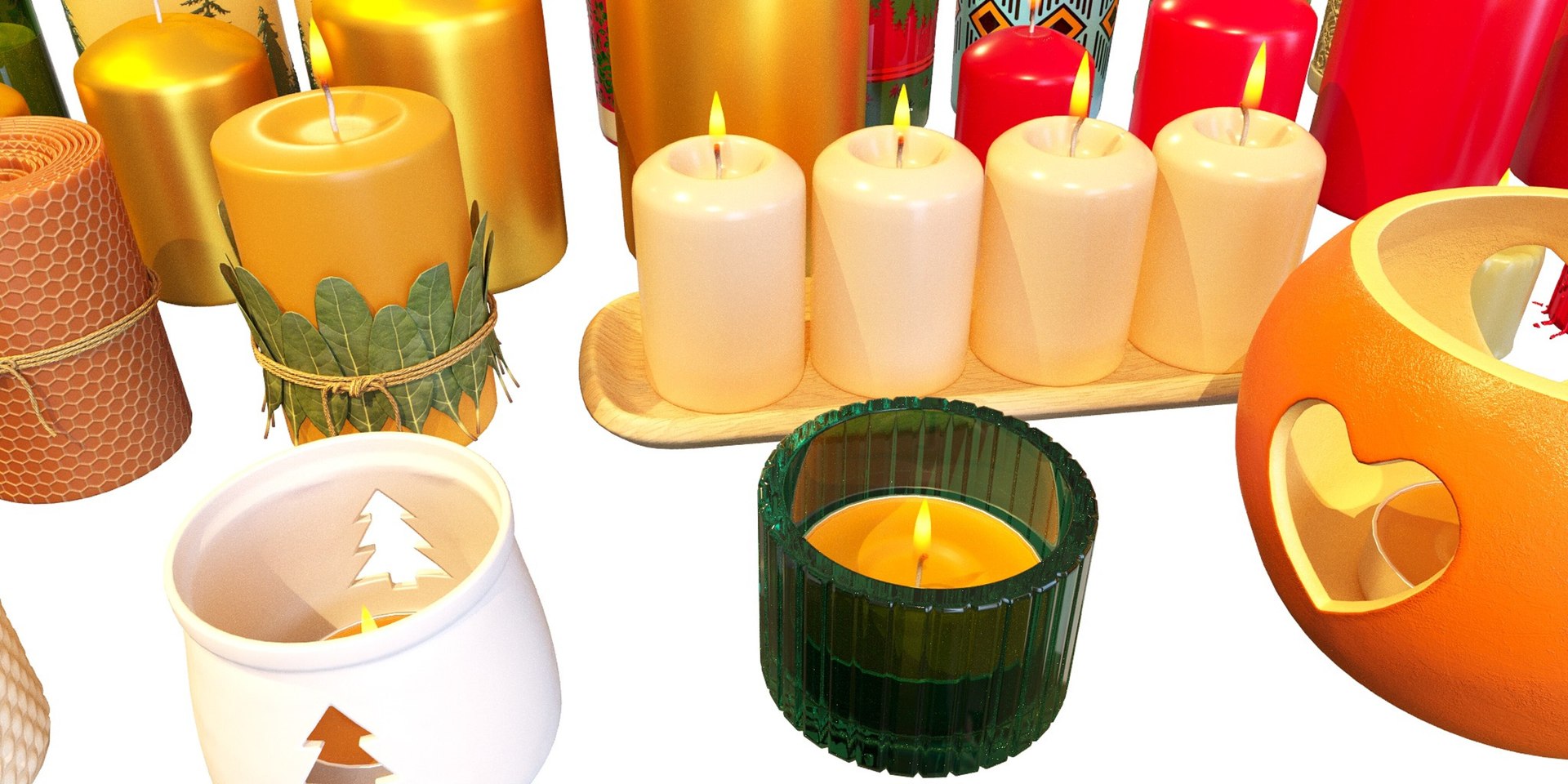 3D Christmas Candles https://p.turbosquid.com/ts-thumb/Op/KWgB9v/G8/christmascandles07/jpg/1757404849/1920x1080/fit_q87/57cc0765d58c0ddc80c0cad74225b01c30a88f15/christmascandles07.jpg