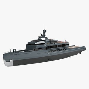 Bold Silver Yacht Explorer Dynamic Simulation 3D