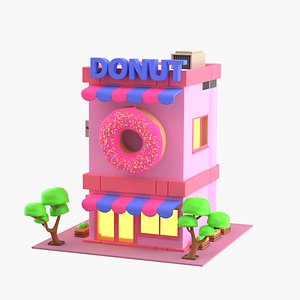 3D Donut Bakery 3D Illustration