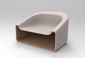 3D Mannath Reading Chair