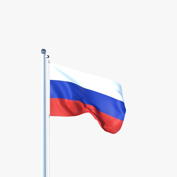 Animated Flag of Russia 3D