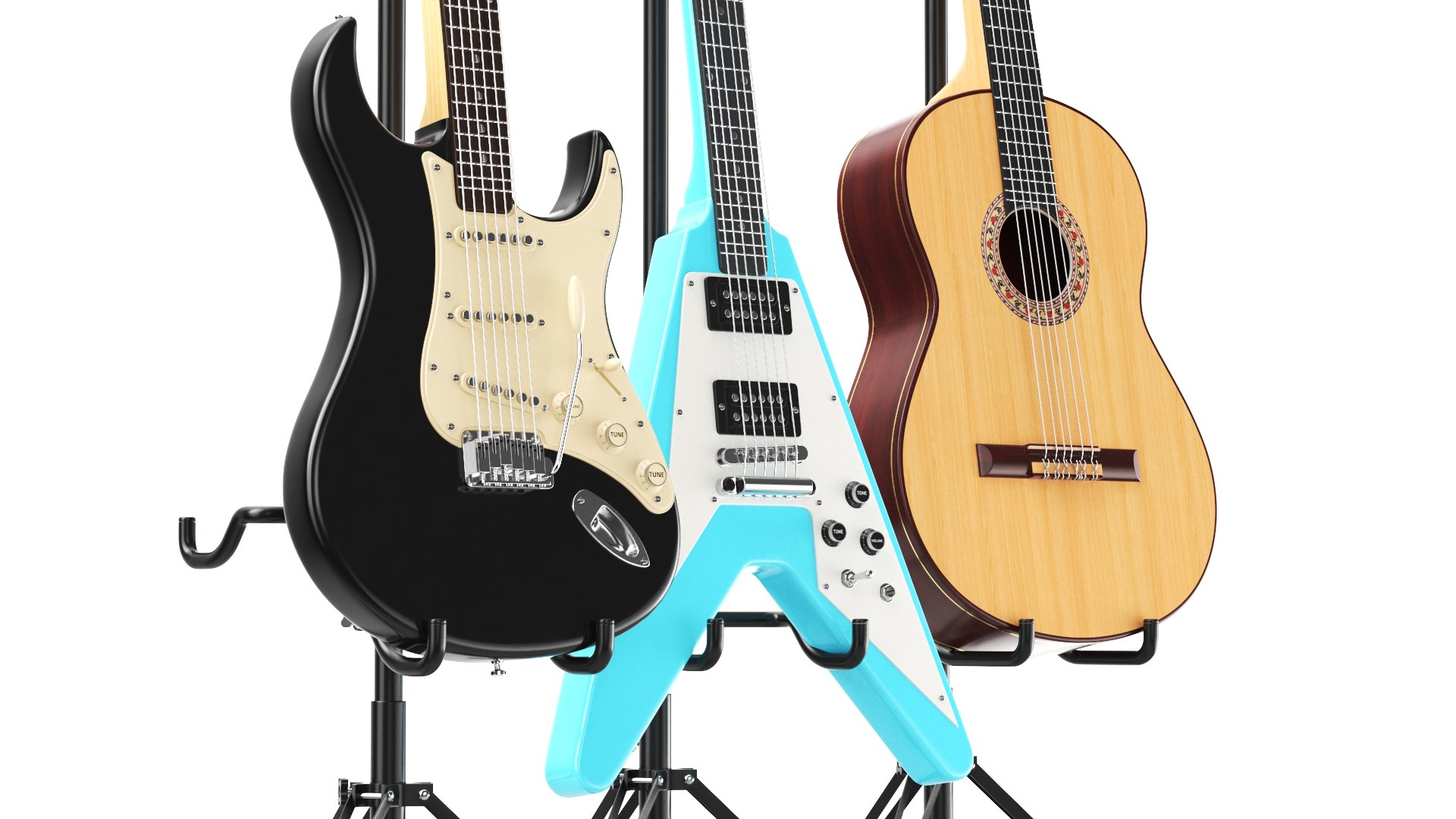 3D model Detailed Musical Instruments Collection https://p.turbosquid.com/ts-thumb/Op/aKMvzl/EP/guitars2/jpg/1774508255/1920x1080/fit_q87/41980b3804e060d46251f0063dd000f18a8c2808/guitars2.jpg