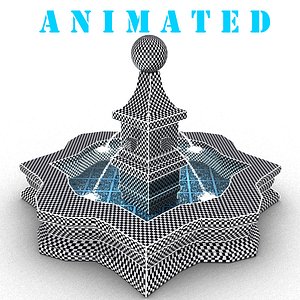 Animated Mosaic fountain