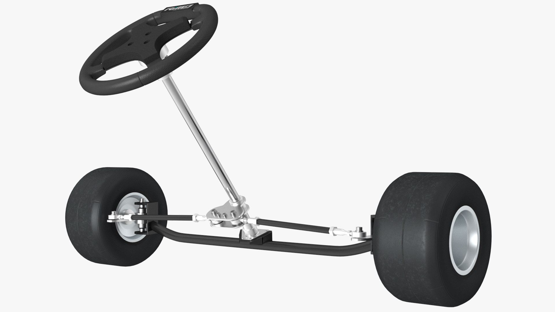 3D Kart Front Steering Wheel Axle model TurboSquid 1884870