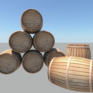 barrel bar 3d fbx