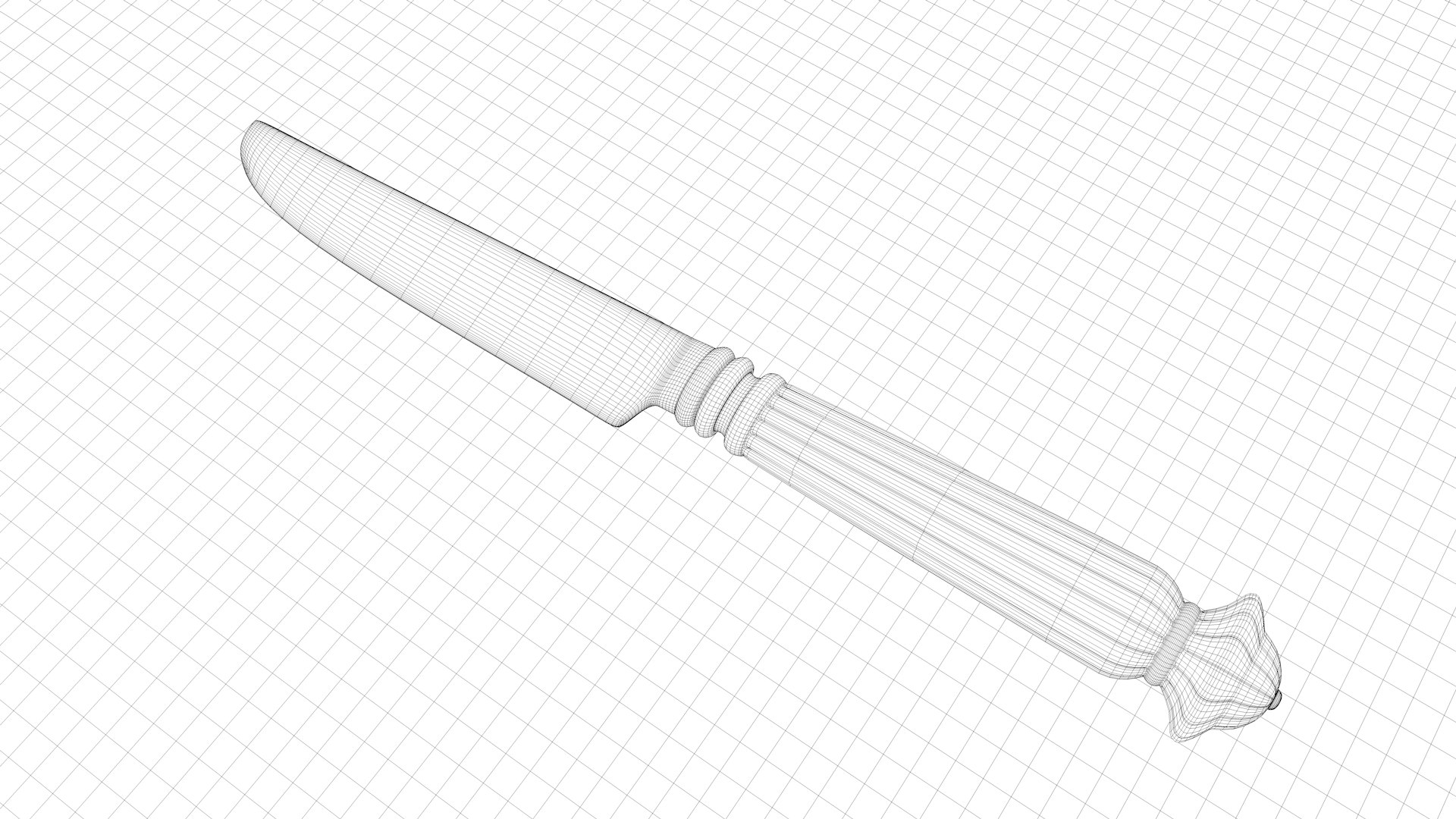 3D Knife model TurboSquid 2181612