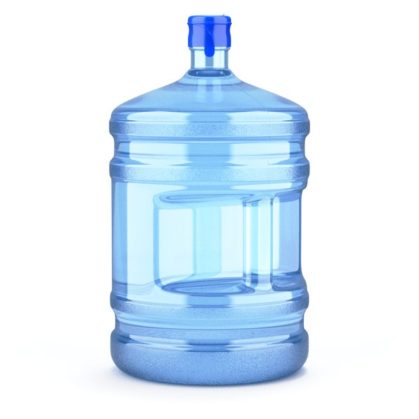 modèle 3D de Distributeur d'eau bouteille avec bouchon et poignée