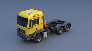 Commercial Heavy Duty Semi Truck MAN TGS Style - PBR 8K