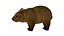wombat low-poly 3D model
