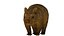 wombat low-poly 3D model