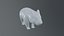 wombat low-poly 3D model