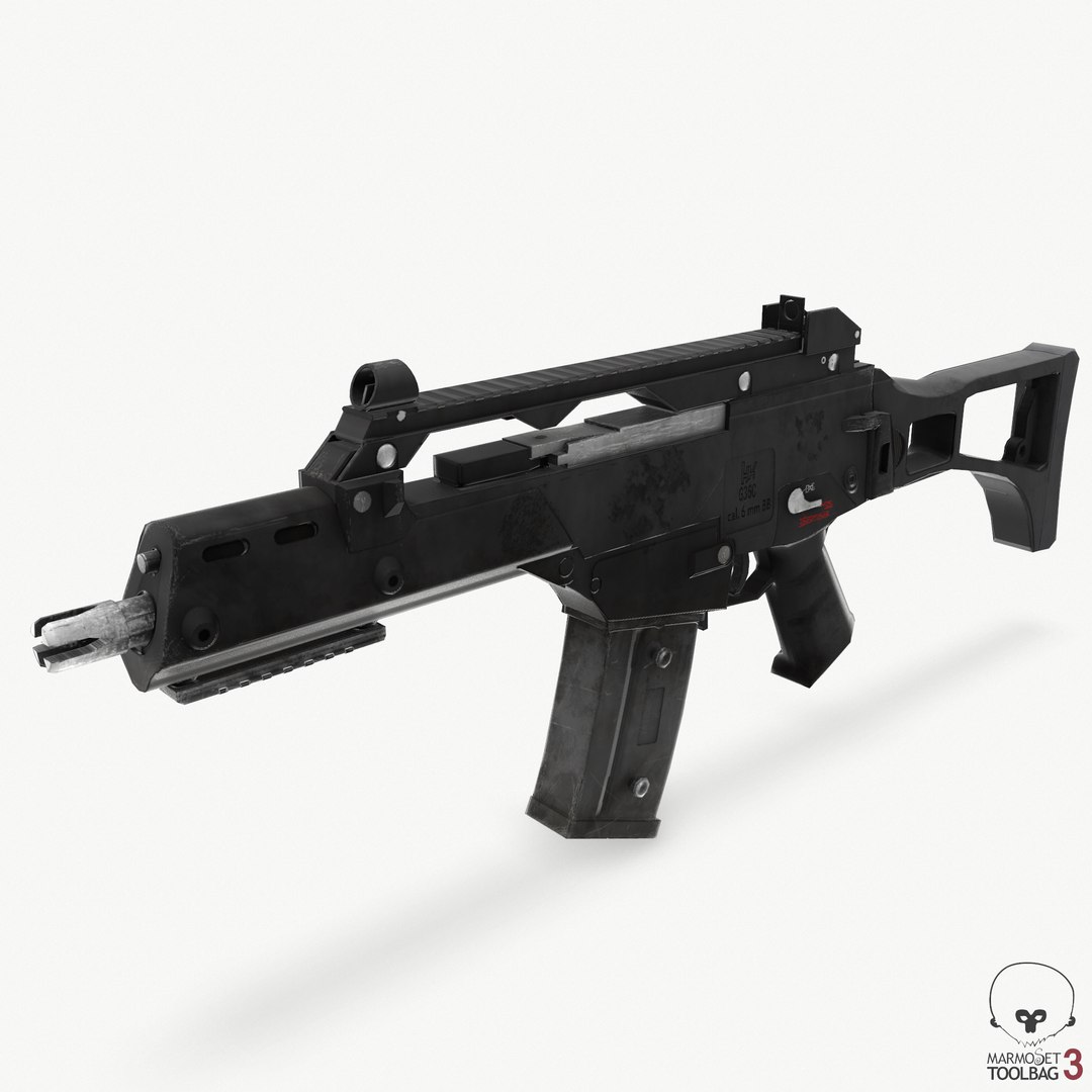 Ready G36c Gun 3d Model