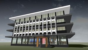 Old office building 3D model