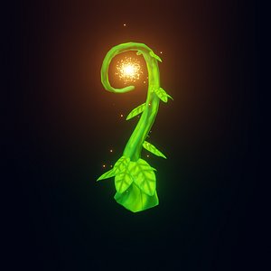 3D model fantasy lamp