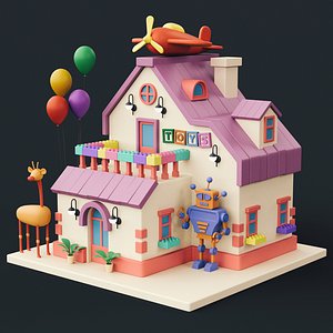 3D Cartoon Toy Store 01
