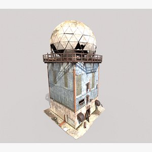 Abandoned Radar Building 3D model