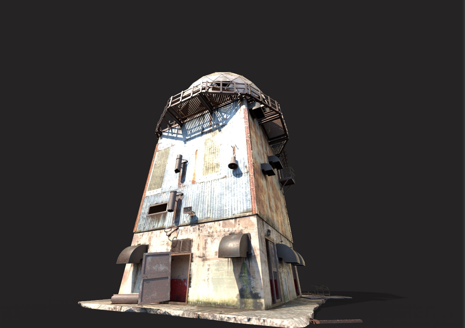 Abandoned Radar Building 3D model https://p.turbosquid.com/ts-thumb/Oq/GUtZsI/Y6/2/png/1632651982/1920x1080/fit_q87/1459c8c0b36a2ca9e5f86f1dd41a4d78e5b4097e/2.jpg
