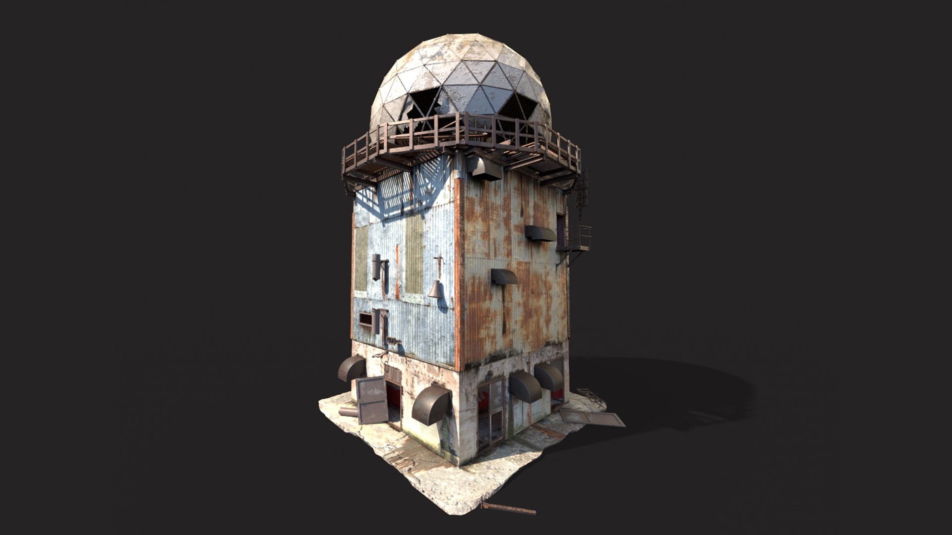 Abandoned Radar Building 3D model https://p.turbosquid.com/ts-thumb/Oq/GUtZsI/mf/r1/jpg/1692689793/1920x1080/fit_q87/a86bb77071b7b228103befa380f0384748e5dda7/r1.jpg