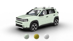 Fiat Grande Panda Petrol 2026 3d model 3D
