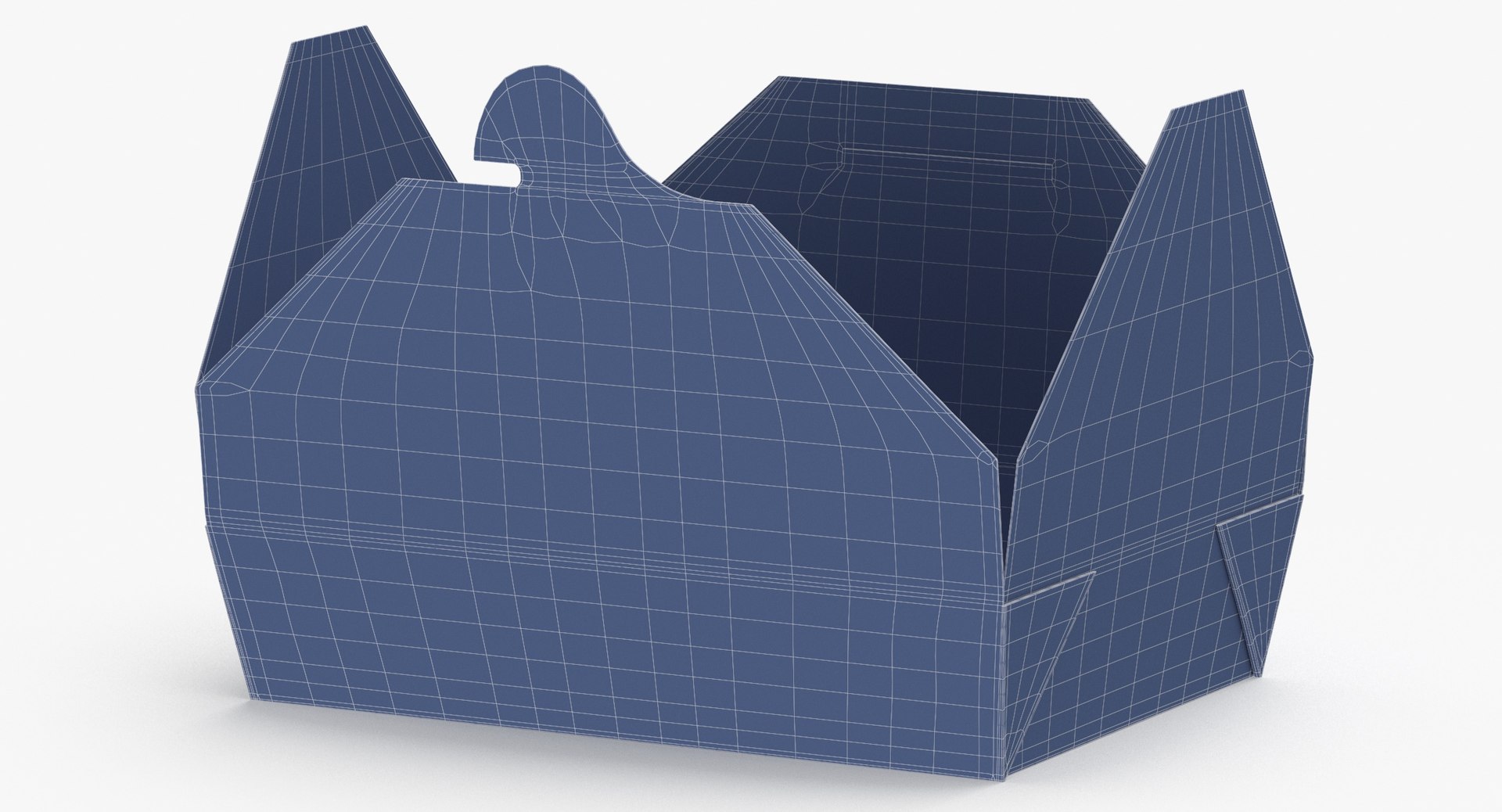 Chinese Food Box 02 Open 3D - TurboSquid 2122416