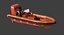Rigid Inflatable Fast Rescue Boat