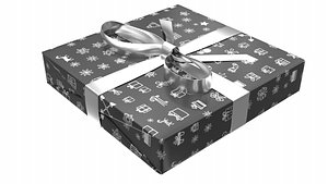 3D Christmas Present PBR 12