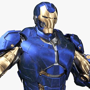 Iron Man Mark 46 - Taking Off Pose 3D Model $89 - .max .obj .c4d - Free3D