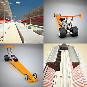 Dragster & Dragway Stadium
