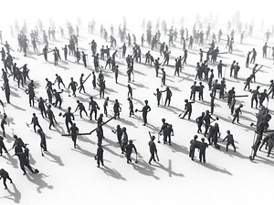 Low Poly Posed People Pack