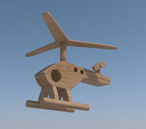 3D building helicopter model