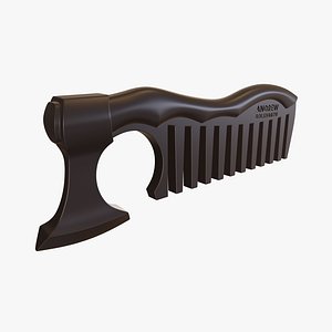 Mustache comb 3D model