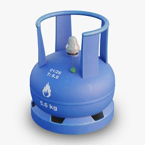 5kg Domestic LPG Cylinder - Blue - PBR - 2K 4K