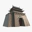La Grande Porta dell'Antica Architettura Asiatica